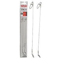 Поводок Saikyo Titan 1X1 Jerk Leader 25 см 30 кг   2 шт   STOJ112530 — варианты, разновидности модели