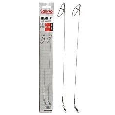 Поводок Saikyo Titan 1X1 Jerk Leader 25 см 30 кг   2 шт   STOJ112530 — цена и наличие в каталоге
