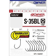 Крючок Одинарный Owner S-35BL №8 8 шт BC   51607-08 — варианты, разновидности модели