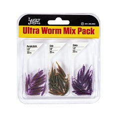 Силиконовая приманка Lucky John Ultraworm 1.0in 25 мм 60 шт MIX1 Pro Series  140197-MIX1 — цена и наличие в каталоге