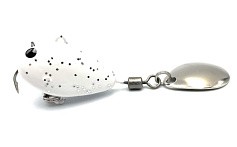 Тейл-спиннер UF Studio Hurricane 28 28 гр 70 мм White glitter   H28Wg — цена и наличие в каталоге