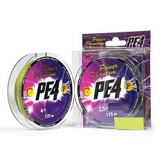 Плетеный шнур Power Phantom PE4 135 м  PE # 4  0,3 мм   PPPE4G13540 — цена и наличие в каталоге