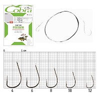 Поводок Cobra Feeder CNF100 70 см  0,18 мм  10 шт №6  CNF100-006 — варианты, разновидности модели