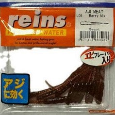 Силиконовая приманка Reins Aji Meat 1.9 47 мм 15 шт L08-Berry mix   AM19-L08 — цена и наличие в каталоге