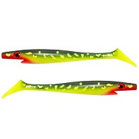 Силиконовая приманка Strike Pro Pig Tail Junior 230 мм 2 шт Hot Pike   SP-172R#KG2 — варианты, разновидности модели