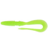 Силиконовая приманка Keitech Mad Wag 4.5 114 мм 9 шт #026 Clear Chartreuse Glow — варианты, разновидности модели