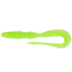 Силиконовая приманка Keitech Mad Wag 4.5 114 мм 9 шт #026 Clear Chartreuse Glow — цена и наличие в каталоге