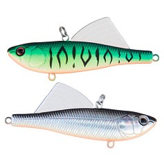 Воблер Strike Pro Tornado Vibe 65 GC01S/A70-713 Double Black Silver OB/Mat Tiger 14,5 гр UV  EG-204A-UV#GC01S/A70-713 — цена и наличие в каталоге