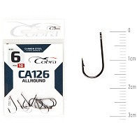 Крючок Одинарный Cobra Allround Viking CA126 №6 10 шт    CA126-006 — варианты, разновидности модели