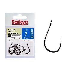 Крючок Одинарный Saikyo KH-10091 Chinu Bait Holder №7 10 шт BN   KH-10091BN7-10 — цена и наличие в каталоге