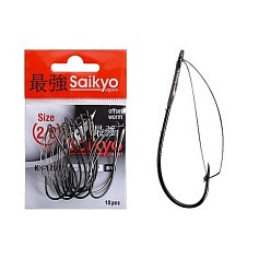 Крючок Одинарный Saikyo KH-12001 №2/0 10 шт BN   KH-12001BN2/0-10 — цена и наличие в каталоге
