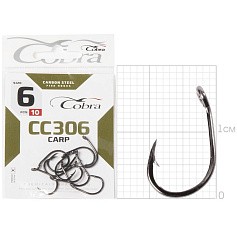 Крючок Одинарный Cobra Carp Koi CC306 №6 10 шт    CC306-006 — цена и наличие в каталоге
