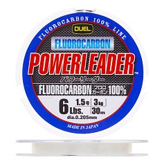 Флюорокарбон Duel Hardcore Powerleader FC Fluorocarbon 100% 30 м 0,205 мм    H3441 — цена и наличие в каталоге