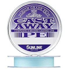Плетеный шнур Sunline New Cast Away PE HG 150 м  PE # 1,2  0,185 мм — цена и наличие в каталоге