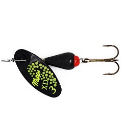 Вращающаяся Блесна Mepps XD Platinum №3 7 гр Noir/Noir   xdp-3-n-n — цена и наличие в каталоге