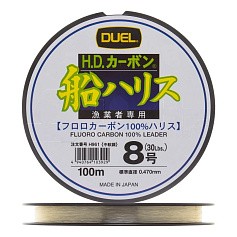 Флюорокарбон Duel H.D. Carbon Fune Leader Fluorocarbon 100% 100 м 0,47 мм    H961 — цена и наличие в каталоге