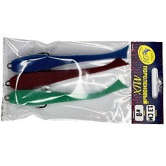 Поролоновая рыбка Мормыш Классическая 13 см 130 мм 3 шт Набор №8 (цв. 31,32,33) С открытым двойником  MPFC13-08 — цена и наличие в каталоге