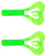 Хвост для бактейла CWC Miuras Mouse Big 200 мм 2 шт Шартрез   JMSDT-06-CHARTREUSE — варианты, разновидности модели