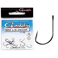 Крючок Одинарный Gamakatsu LS-2033F New Label Eyed Hooks Black №12 16 шт    147922-012 — варианты, разновидности модели