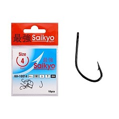 Крючок Одинарный Saikyo KH-10014  Maruseigo №4 10 шт BN   KH-10014BN4-10 — цена и наличие в каталоге