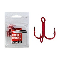 Крючок Тройной Saikyo 6063 1X-CP №12 50 шт R   6063-1X-CP -12-50 — цена и наличие в каталоге