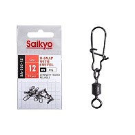 Вертлюг с застежкой Saikyo SA-302 №12 10 шт BN   SA-302-12 — варианты, разновидности модели