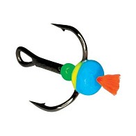 Крючок Тройной Ecopro Saikyo Тип FBL №6 9 шт  С красным хвостом  EP-TKFBL09-06 — варианты, разновидности модели