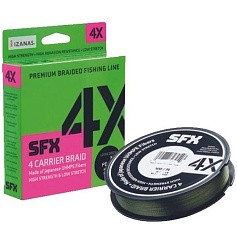 Плетеный шнур Sufix SFX 4X 135 м  PE # 0,6 Зеленая 0,128 мм   SFX4B128GR150Y — цена и наличие в каталоге