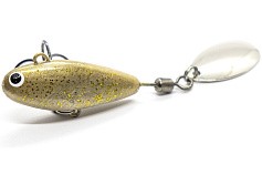 Тейл-спиннер UF Studio Hurricane 32 32 гр 80 мм Gold Glitter   H32Gg — цена и наличие в каталоге