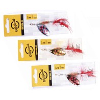 Вращающаяся Блесна Lucky John Spin-X Round №3 8 гр 001SET CR GR SR Набор 3 шт.  LJSR03-001SET — варианты, разновидности модели
