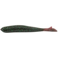 Силиконовая приманка Bait Breath U30 Fish Tail 2 50 мм 10 шт 156 Junebug/Green — варианты, разновидности модели