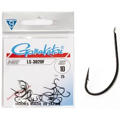 Крючок Одинарный Gamakatsu LS-3020F Hooks Black №10 25 шт    146567-010 — цена и наличие в каталоге