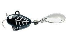 Тейл-спиннер UF Studio Hurricane 10 10 гр 50 мм Black Ghost   H10BLghost — цена и наличие в каталоге