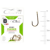 Крючок Одинарный Cobra Feeder Classic CF201 №8 10 шт    CF201-008 — варианты, разновидности модели