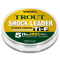 Флюорокарбон Varivas Trout Shock Leader Fluoro Ti-F 30 м 0,148 мм  PE #0.8 — цена и наличие в каталоге