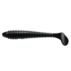 Силиконовая приманка Keitech Swing Impact Fat 3.3 83 мм 7 шт #001 Black — цена и наличие в каталоге