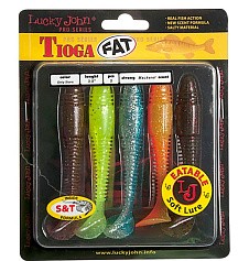 Силиконовая приманка Lucky John Tioga Fat 3.9in 100 мм 5 шт MIX1 Pro Series  140146-MIX1 — цена и наличие в каталоге