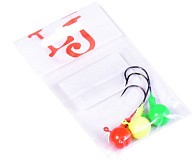 Джиг-головка Lucky John Ball Mix1 №3/0 18 гр 3 шт RGY Bn  LJBLJ-018MIX1 — варианты, разновидности модели