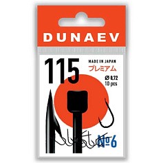 Крючок Одинарный Dunaev Premium 115 №6 10 шт — цена и наличие в каталоге