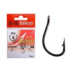 Крючок Одинарный Saikyo KH-10008 Idumezina №6 10 шт BN   KH-10008BN6-10 — цена и наличие в каталоге