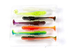 Силиконовая приманка Lucky John Tioga 2.9in 75 мм 7 шт MIX1 Pro Series  140103-MIX1 — цена и наличие в каталоге