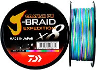Плетеный шнур Daiwa J-braid Expedition X8E 300 м  PE # 5 Multi Color 0,32 мм — варианты, разновидности модели