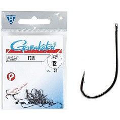 Крючок Одинарный Gamakatsu F314 Hooks Black №12 25 шт    146655-012 — цена и наличие в каталоге