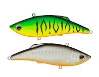 Воблер Strike Pro Rattle-N-Shad 75 GC01S/A70-713 Double Black Silver OB/Mat Tiger 11 гр   JL-027S#GC01S/A70-713 — варианты, разновидности модели