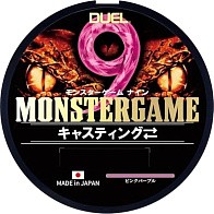 Плетеный шнур Duel Monster Game 9 Casting 200 м  PE # 1 Pink Purple 0,17 мм   H4542-PP — варианты, разновидности модели