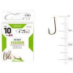 Крючок Одинарный Cobra Feeder Classic CF201 №10 10 шт    CF201-010 — цена и наличие в каталоге