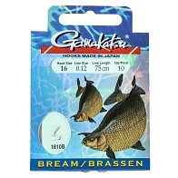 Поводок Gamakatsu Booklet BR. Feeder 1810B 75 см  0,12 мм  10 шт №16  140114-016-012 — варианты, разновидности модели