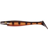 Силиконовая приманка Strike Pro Giant Pig Shad 260 мм 1 шт Black okiboji perch   SP-172B#144 — варианты, разновидности модели