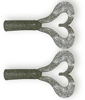 Хвост для бактейла CWC Miuras Mouse Big 200 мм 2 шт Серебро с блестками, 2шт   JMSDT-XX-SILVER — варианты, разновидности модели