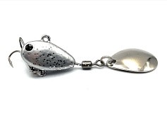 Тейл-спиннер UF Studio Hurricane 14 14 гр 55 мм Silver Glitter   H14Sg — цена и наличие в каталоге